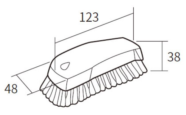 画像2: Vikan(ヴァイカン) ネイルブラシ 6440 ※別途送料 (2)