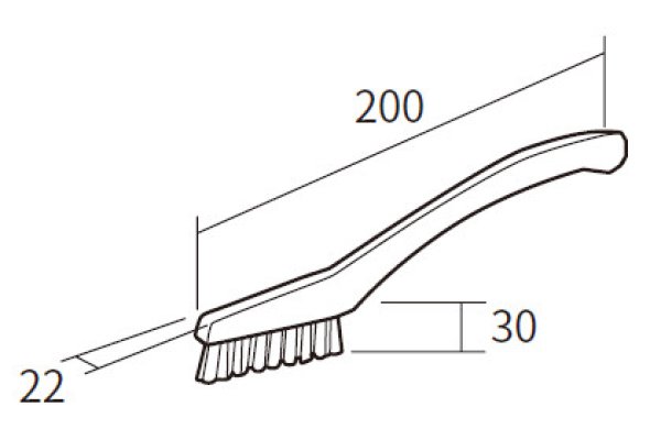 画像2: Vikan(ヴァイカン) 耐熱ディテールブラシ 4402 ※別途送料 (2)