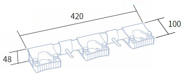 画像2: Vikan(ヴァイカン) ブラケット 1011 ※別途送料 (2)