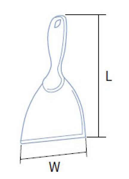 画像2: 金属探知機・X線検査機対応 Vikan(ヴァイカン) MDSハンドスクレーパー(100mm) 40633 ※別途送料 (2)