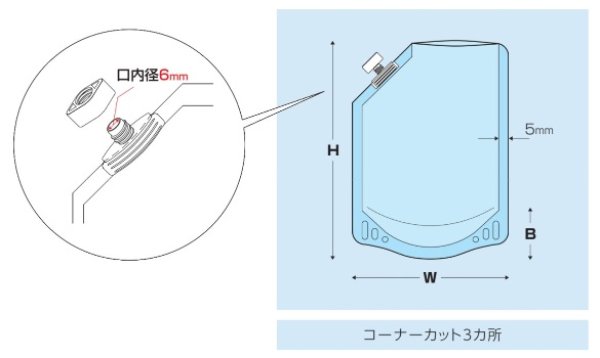 画像3: カウパック キャップ付き透明スタンドパック 夢パック DPM-0250 1ケース600枚入り (3)