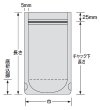 画像2: 福助工業 ナイロンポリ袋 Cタイプ No.4 1ケース2,000枚入り (2)