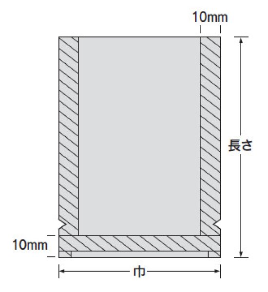 福助工業 ナイロンポリ袋 TLタイプ 26-38 1ケース800枚入り