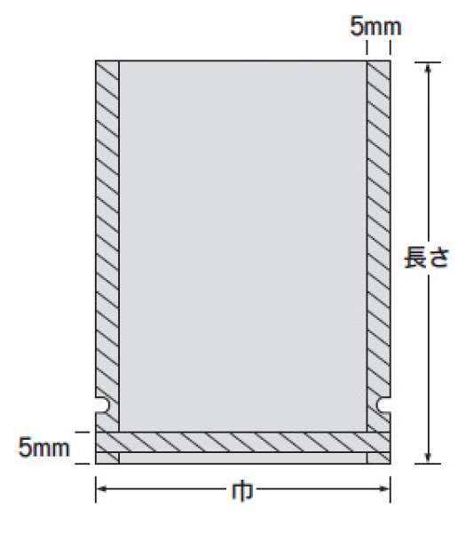 画像2: 福助工業 ナイロンポリ VTタイプ No.5A 1ケース2,000枚入り (2)