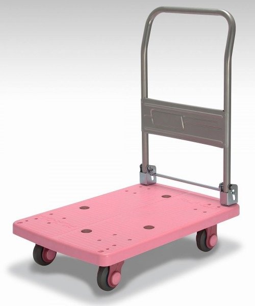 静音台車 ハンドストッパー ハンドル折りたたみ式 最大積載量150kg