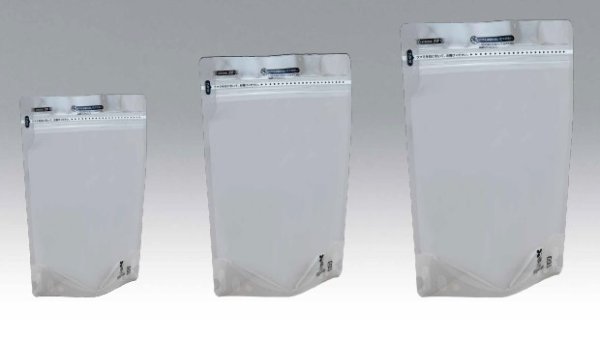 画像2: 明和産商 バリアー性 カンガルーチャック付き スタンド袋 KTJ-1826 ZS 1ケース800枚入り (2)