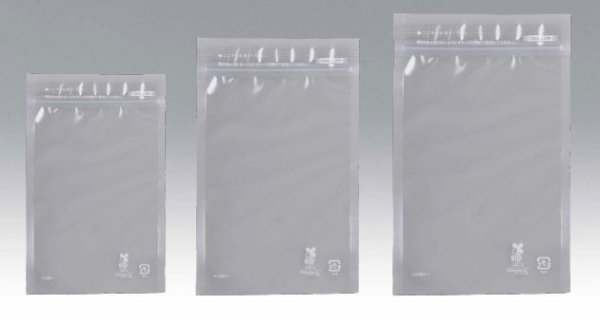 画像2: 明和産商 バリアー性・環境配慮型 チャック付き 三方袋 BPBX-1420 ZH 1ケース2,000枚入り (2)