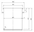 画像2: 日東金属工業 ステンレス 汎用容器(取っ手式) ST-565 ※別途送料 (2)