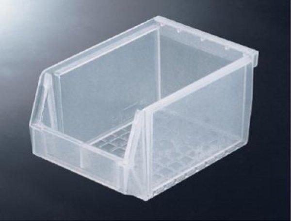 画像1: 岐阜プラスチック工業 透明コンテナー N-1透明 ※出荷単位(40個)未満別途送料 (1)