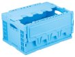 画像1: 岐阜プラスチック工業 折りたたみコンテナ 蓋付きタイプ CF-S41NRF ※出荷単位(5個)未満別途送料 (1)