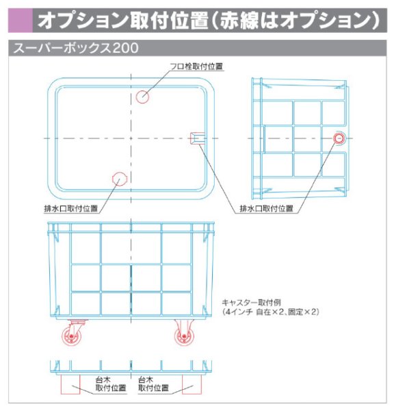 画像2: 岐阜プラスチック工業 スーパーボックス200 (2)