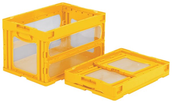 画像6: 三甲株式会社(サンコー) 折りたたみコンテナ マドコン(蓋なし) マドコン O-50B ※個人宅追加送料・出荷単位(5個)未満別途送料 (6)