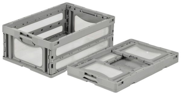 画像3: 三甲株式会社(サンコー) 折りたたみコンテナ マドコン(蓋なし) マドコン O-55B ※個人宅追加送料・出荷単位(5個)未満別途送料 (3)