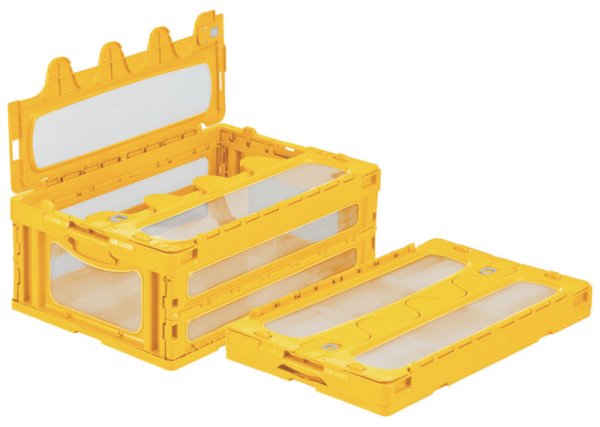 画像6: 三甲株式会社(サンコー) 折りたたみコンテナ マドコン(蓋付き) マドコン C-55B ※個人宅追加送料・出荷単位(5個)未満別途送料 (6)