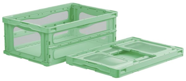 画像3: 三甲株式会社(サンコー) 折りたたみコンテナ マドコンライト(蓋なし) O-55B ※個人宅追加送料・出荷単位(5個)未満別途送料 (3)