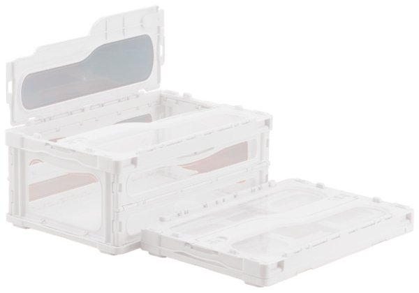 画像4: 三甲株式会社(サンコー) 折りたたみコンテナ マドコンライト(蓋付き) C-30B ※個人宅追加送料・出荷単位(5個)未満別途送料 (4)