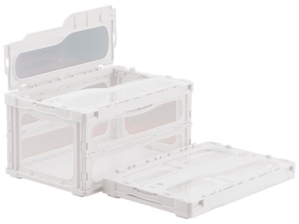 画像4: 三甲株式会社(サンコー) 折りたたみコンテナ マドコンライト(蓋付き) C-40B ※個人宅追加送料・出荷単位(5個)未満別途送料 (4)