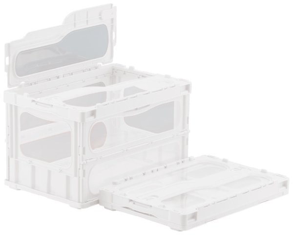 画像4: 三甲株式会社(サンコー) 折りたたみコンテナ マドコンライト(蓋付き) C-50B ※個人宅追加送料・出荷単位(5個)未満別途送料 (4)