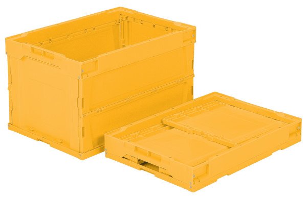 画像2: 三甲株式会社(サンコー) 折りたたみコンテナー 蓋なしタイプ オリコン L51B ※個人宅追加送料・出荷単位(5個)未満別途送料 (2)