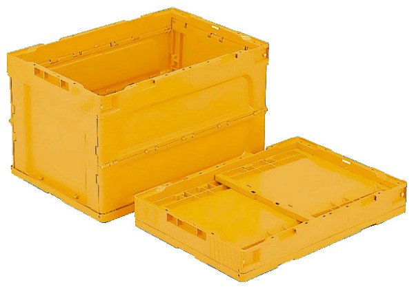 画像2: 三甲株式会社(サンコー) 折りたたみコンテナー 蓋なしタイプ オリコン P51B ※個人宅追加送料・出荷単位(5個)未満別途送料 (2)