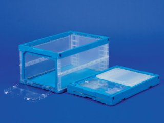 オリコン 30A （底面突起有り） サンコー （三甲）　折りたたみ式　40個 オリコン 30A （底面突起有り） サンコー （三甲） 折りたたみ式