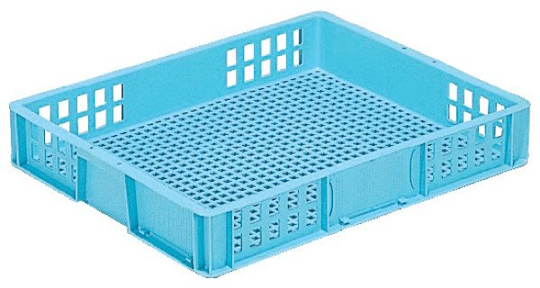 画像2: 三甲株式会社(サンコー) サンテナー B#17FC(MM) (側面底面アミ目) ※個人宅追加送料・出荷単位(10個)未満別途送料 (2)