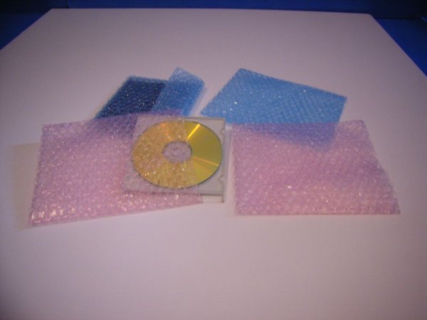 画像1: エアー緩衝材(プチプチ) キャプロン粒外袋タイプ #101TN CD用 (160×200mm) 100枚セット (1)