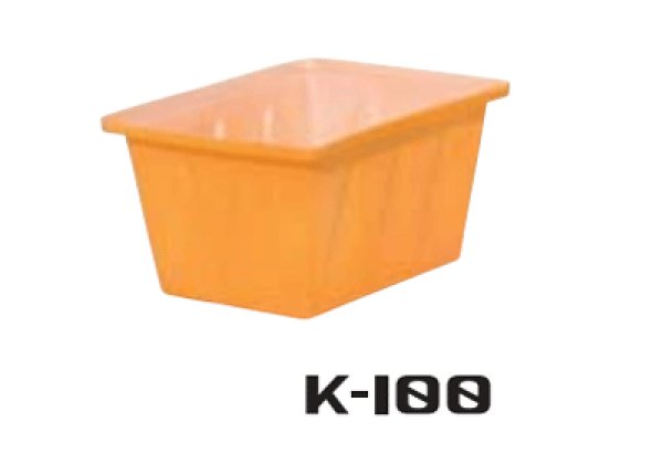 画像1: スイコー K型(角型)容器 K-100 ※個人宅配送不可 (1)