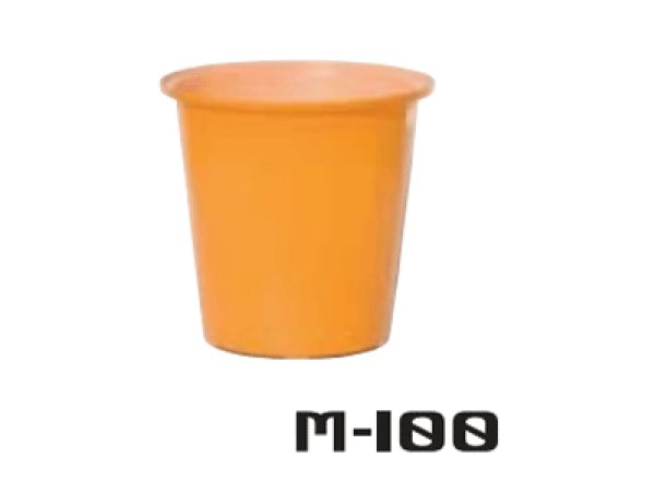 画像1: スイコー M型(丸型)容器 M-100 ※個人宅配送不可 (1)