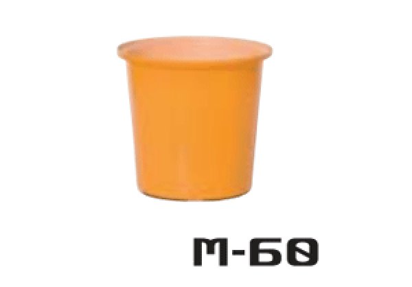画像1: スイコー M型(丸型)容器 M-60 ※個人宅配送不可 (1)