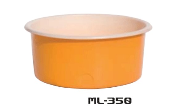 画像1: スイコー ML型(丸型)容器 ML-350 ※個人宅配送不可 (1)