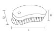 画像2: 高砂 HPハンドブラシS ソフト(線径0.2mm) ※個人宅配送不可・別途送料 (2)