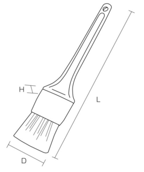 画像2: 高砂 HPペストリーブラシ 大 ※個人宅配送不可・別途送料 (2)
