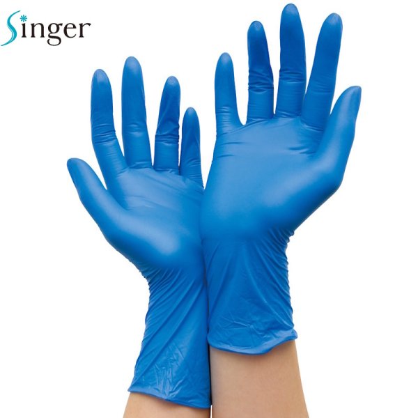 画像3: 宇都宮製作 シンガー ニトリルコンフォートグローブ (粉なし・ブルー) 1ケース3,000枚 (100枚×30箱)入り ※個人宅配送不可 (3)