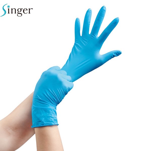 画像3: 宇都宮製作 シンガー ニトリルFABライト (粉なし・ブルー) 1ケース3,000枚 (100枚×30箱)入り ※個人宅配送不可 (3)