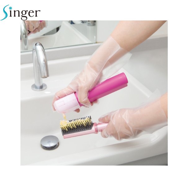 画像5: 宇都宮製作 シンガー ポリエチ指絞り (ブルー) 1ケース6,000枚 (200枚×30袋)入り ※個人宅配送不可 (5)