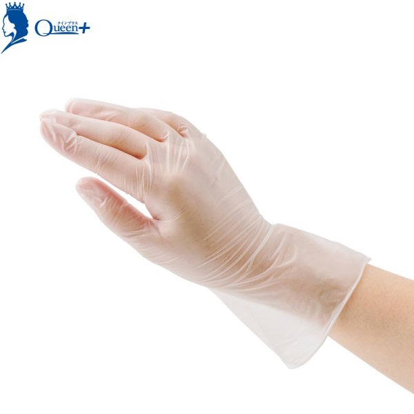 画像3: 宇都宮製作 クインプラス バイオマス手袋 ビニール (粉なし・食品不可) 1ケース2,000枚 (40枚×50箱)入り ※個人宅配送不可・別途送料 (3)