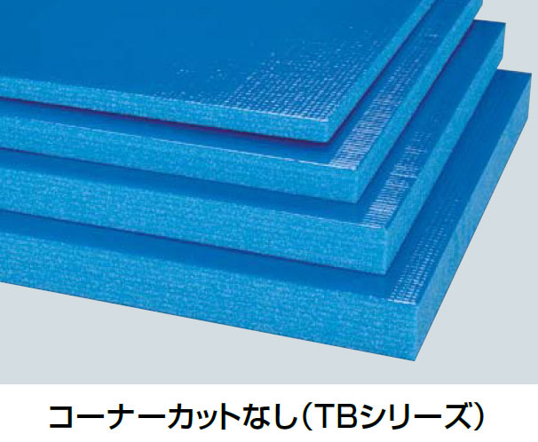 酒井化学工業 トラック用緩衝ボード ミナスペーサー 隙間梅太郎 TB2023S (厚み20mm サイズ:1100×2300mm  端面被覆処理・4角コーナーカット) 10枚セット ※個人宅別途送料