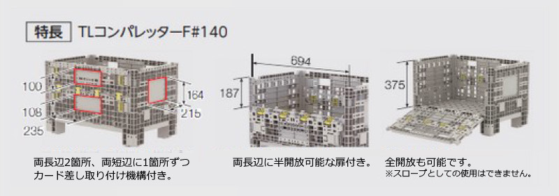 三甲株式会社(サンコー) TLコンパレッター F#140 ※個人宅配送不可