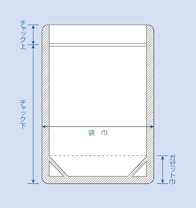 セイニチ ラミジップチャック袋 アルミスタンドタイプ 特大サイズ (AL) AL-30L 1ケース300枚入り