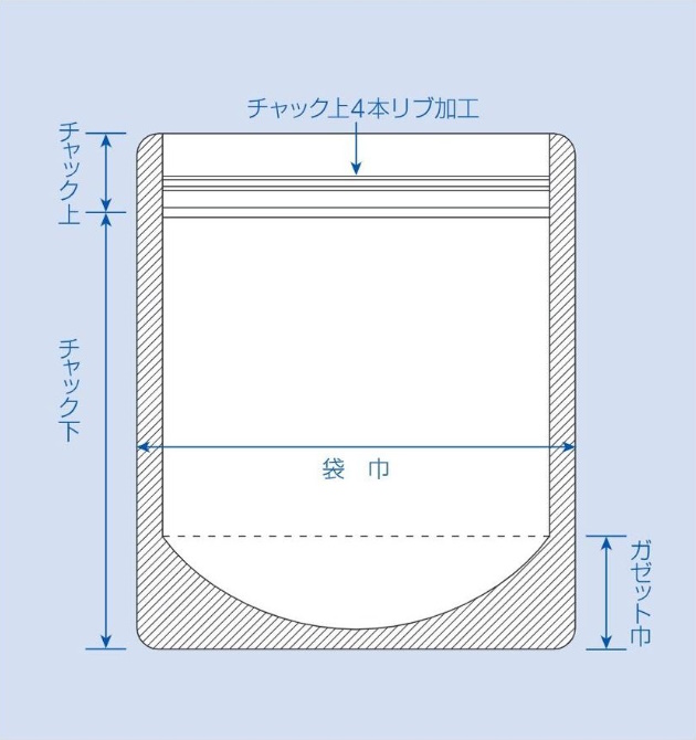 セイニチ ラミジップチャック袋 スタンドパック アルミ蒸着VMタイプ (VM) VM-1414 1ケース1,400枚入り